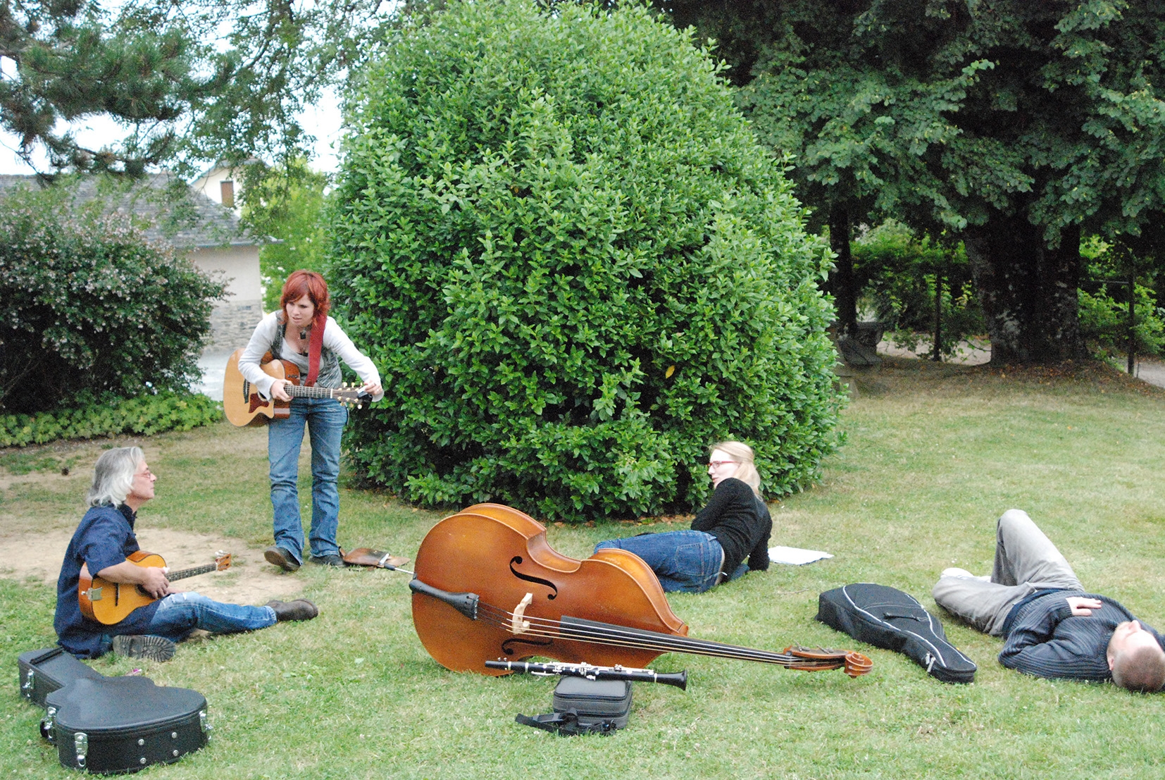 La répétition sur l'herbe